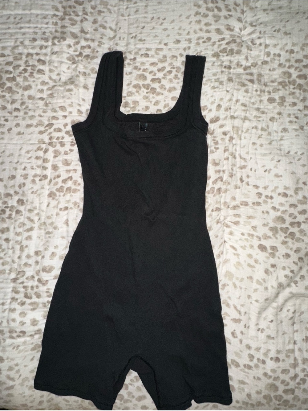 SKIMS- Women’s Black Ribbed Bodysuit
